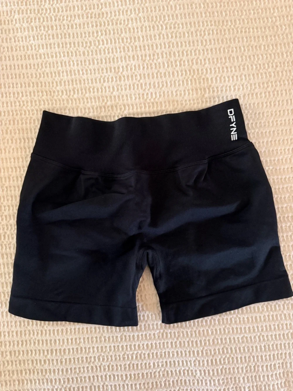 Pair of DFYNE Impact Shorts - Black and Light Pink - Picture 2 of 7